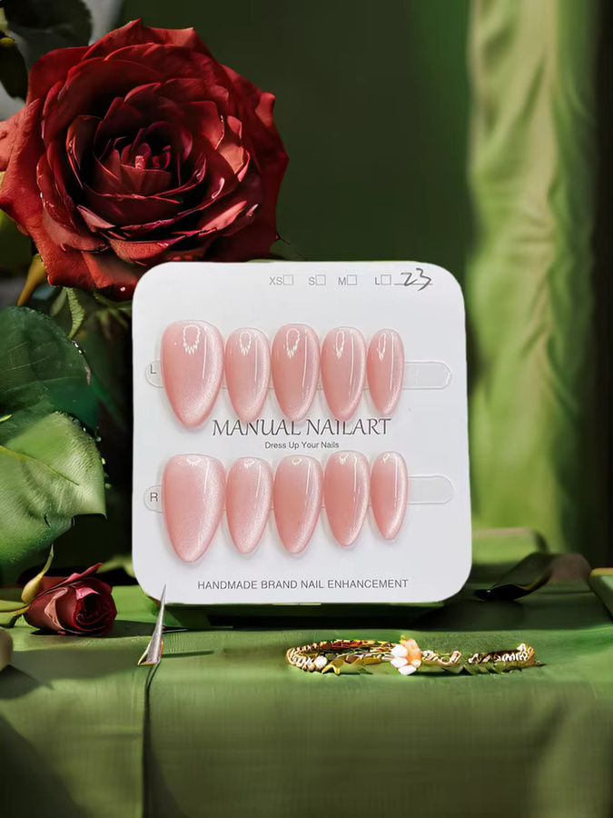 Stylebon Nagelspitzen, Mandelform, Katzenaugen-Schimmer, Damen, 10 Stück - Bild 2