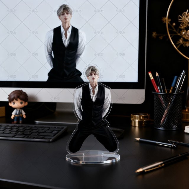 Sylus Love and Deep Space Qin Che Acrylplakette als buntes Anime Desktop Ornament zur Dekoration - Bild 1