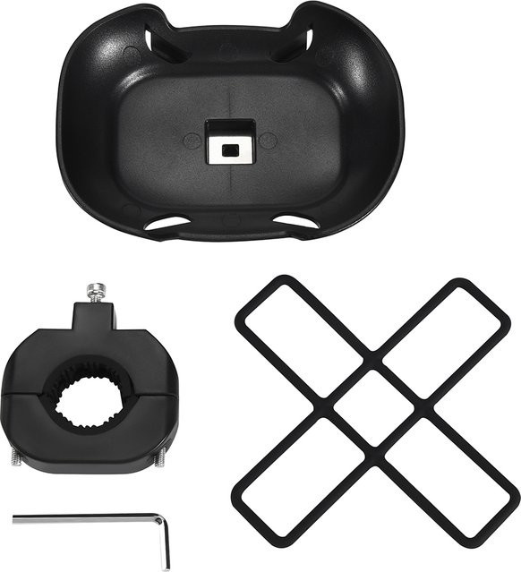 VODOOL Universelle Fahrrad-Lautsprecherhalterung mit verstellbarem Gurt in Schwarz für JBL CLIP 5 und JBL CLIP 4 - Bild 1