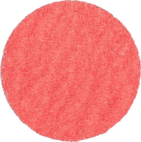 PFERD COMBIDISC Schleifblatt CD CO-COOL mit Keramikkorn für Stahl und Edelstahl, Körnung 80, Durchmesser: 38 mm, 100 Stück, Rot - Bild 1