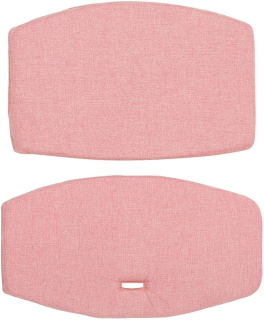 Chipolino Kinder-Kissenset für Hochstühle, 2-teiliges Sitzeinlagen-Set, rosa - Bild 1