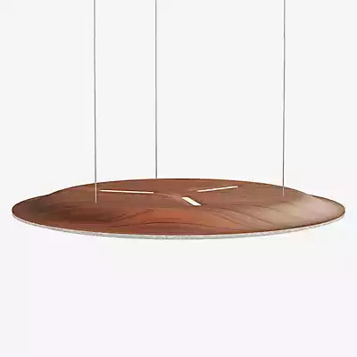 Nimbus Lighting Pad Lounge Connect LED Pendelleuchte in Santos Palisander und Grau - Bild 1