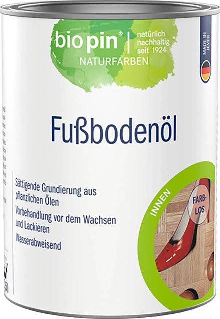 Biopin Fußbodenöl Transparent matt wasserbasiert wasserabweisend 2,5 l - Bild 1