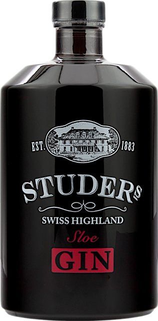 Studer Swiss Highland Sloe Gin-Likör, Schweiz, 26,6 % Vol., 0,7 l - Bild 1