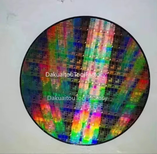 Silizium Wafer CPU Chip als dekoratives Pendel in Multicolour, 12 Zoll, Halbleiter-Wissenschaftsmodell für Sammler und als Geschenk - Bild 3