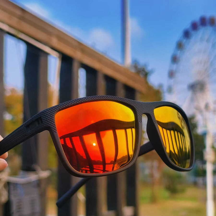 LOISRUBY Sonnenbrille, Vollrand, quadratisch, Kunststoff, schwarz, Unisex, polarisiert - Bild 2