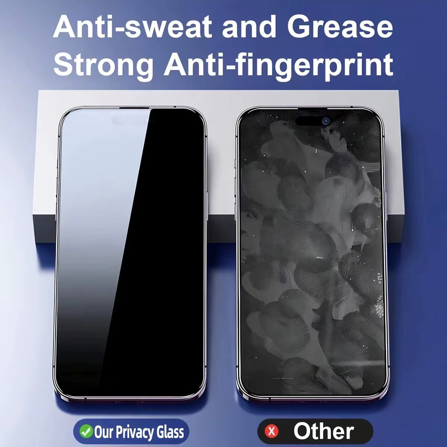 Anti-Spy Schutz Panzerglas aus gehärtetem Glas für Samsung Galaxy A16 A56 5G A57 A17 A37 A07 S26 Ultra S23 S24 S25 FE A26 A55 A36 in Transparent - Bild 4