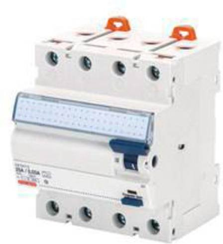 Gewiss GWD4155 Fehlerstrom-Schutzschalter RCD 4-polig 63A 0,5A 400V weiß - Bild 1