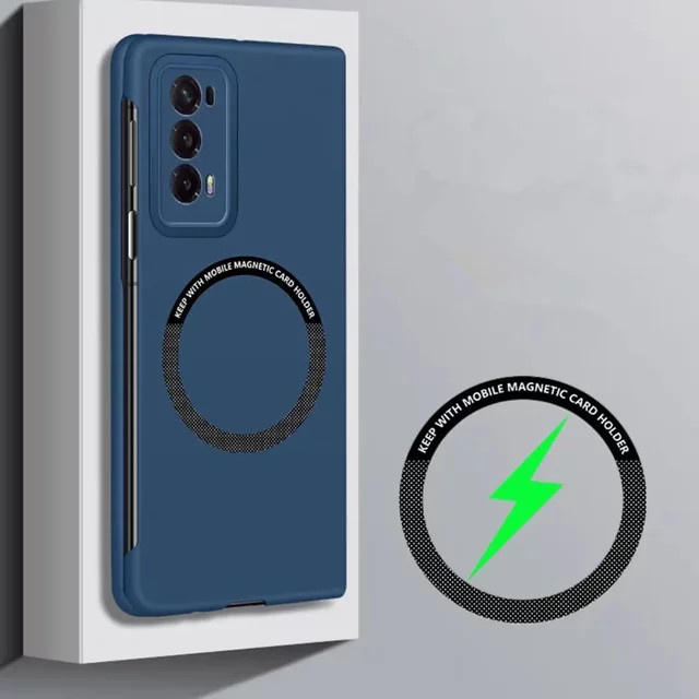 MagSafe Metallring in Schwarz für Honor Magic V5 V3 V2 VS2, ultradünner und randloser Ring aus hartem PC für deine Hülle - Bild 1