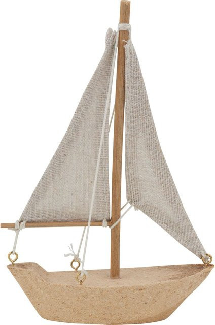 VBS Holz-Segelboot Bao in Beige aus MDF-Holz und Stoff - Bild 1