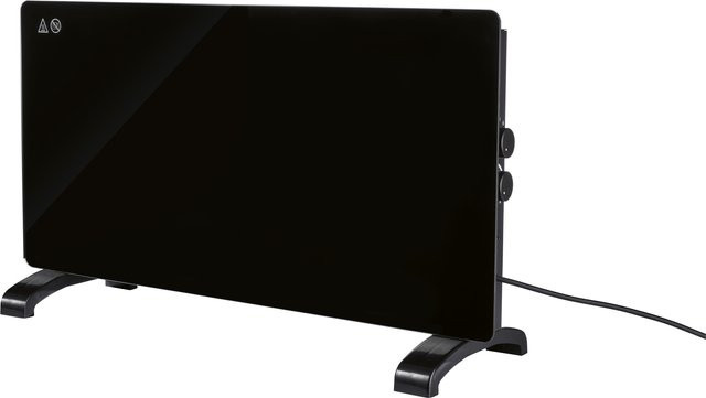 TRONIC Glas-Wärmekonvektor TGH 2000 B4 Schwarz - Bild 1