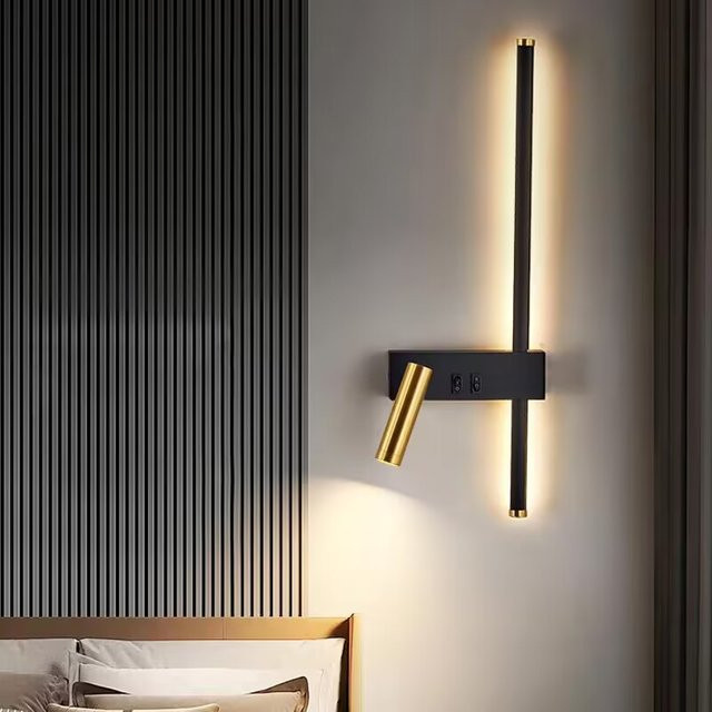 Lyfs Moderne LED Wandlampe Nordic Design in Warmweiß für Wohnzimmer und Korridor - Bild 1