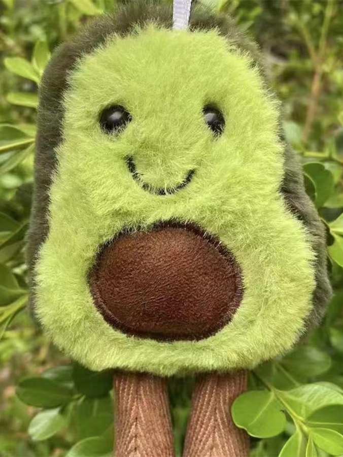 Yiran bag Avocado Bär Plüschtier Vlies - Bild 4