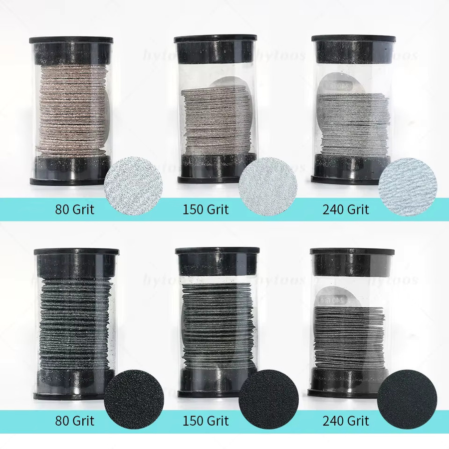 HYTOOS Schleifscheiben, 50 Stück, 25 mm, für Hornhaut und Nagelspitzen - Bild 3