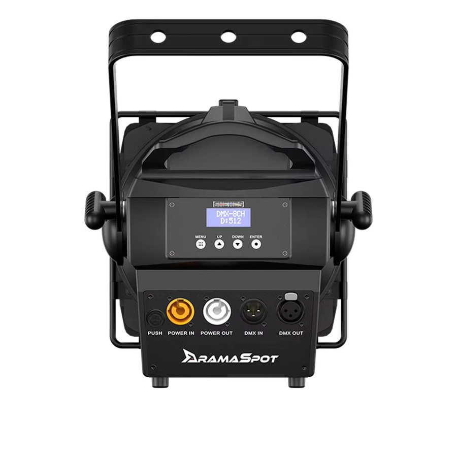 SHEHDS 350W LED Fresnel-Zoom-Licht in Schwarz mit warm-kaltweißem CCT und hohem CRI-Index - Bild 2