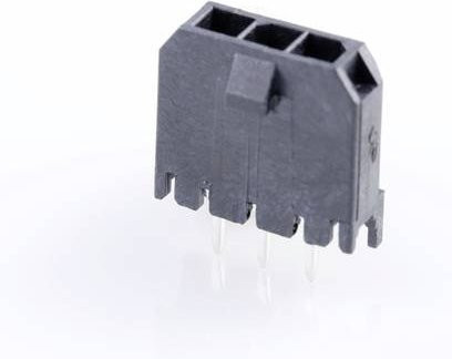 Molex Einbau-Stiftleiste Standard in Schwarz mit Goldkontakten, Rastermaß: 3mm - Bild 1