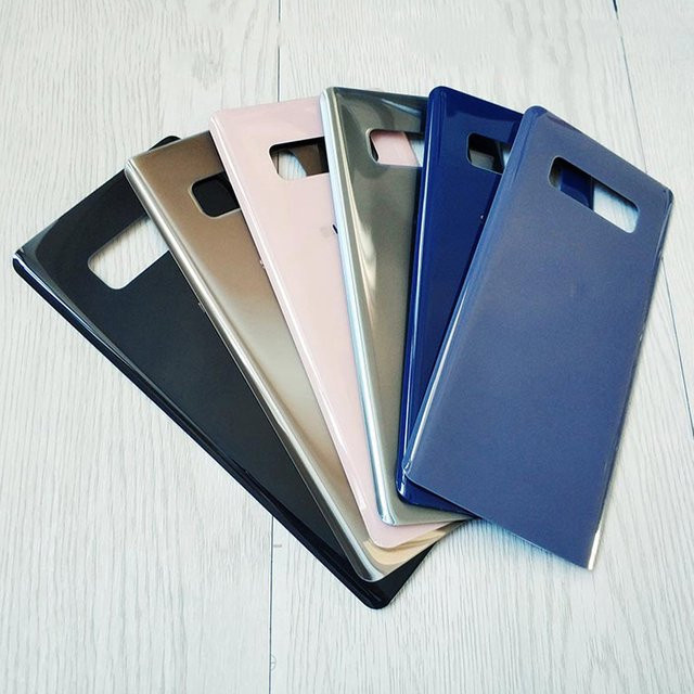 Samsung Galaxy Note 8 N950 N950F Ersatz Gehäuse Rückseite aus Glas in Schwarz und Multicolour - Bild 1