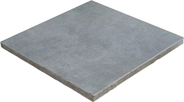 Diephaus Keramikverbund-Terrassenplatte Concreto Basalt in Betonoptik, Farbe: Schwarz/Grau, B/T/H: 60 x 60 x 4 cm - Bild 1