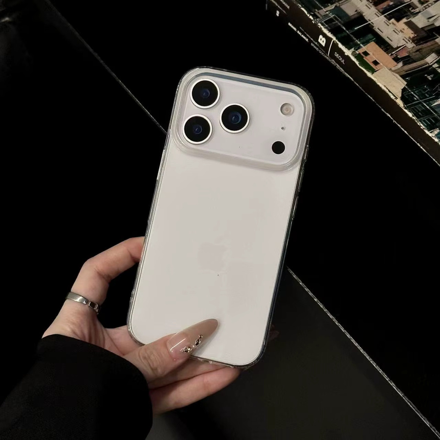 Transparente TPU-Schutzhülle für Apple iPhone 17, 16, 15 Pro, 14, 13, 12, 11, XS, XR, Max, Plus mit Steuertaste-Schutz - Bild 2