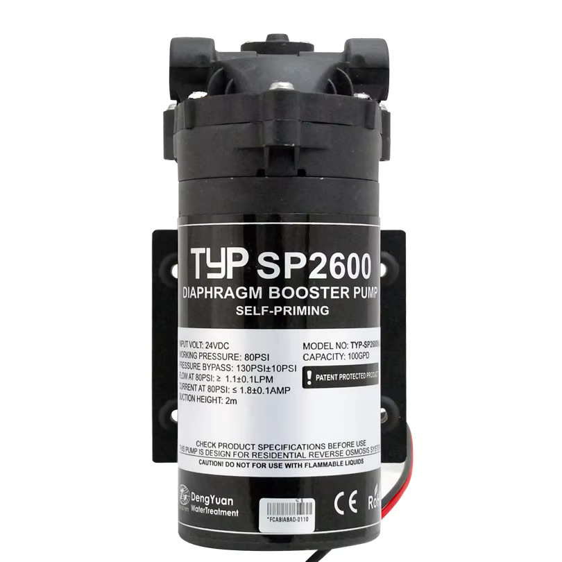 Coronwater SP2600 selbstansaugende RO-Wasserhöherungspumpe für Umkehrosmoseanlagen in Schwarz - Bild 2