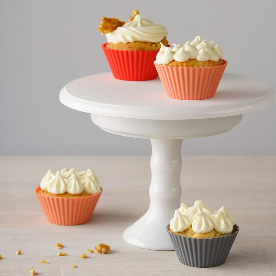 Dr. Oetker Muffinförmchen Flexxibel Love, 12er Set, bunt, Silikon, rund und antihaftbeschichtet - Bild 2