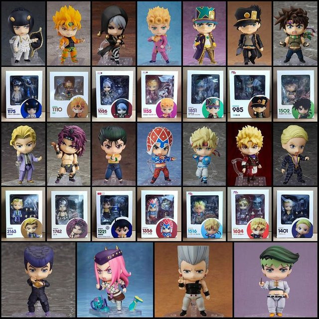 Bandai JoJo's Bizarre Adventure Anime-Figuren-Set, Actionfiguren - Bild 1
