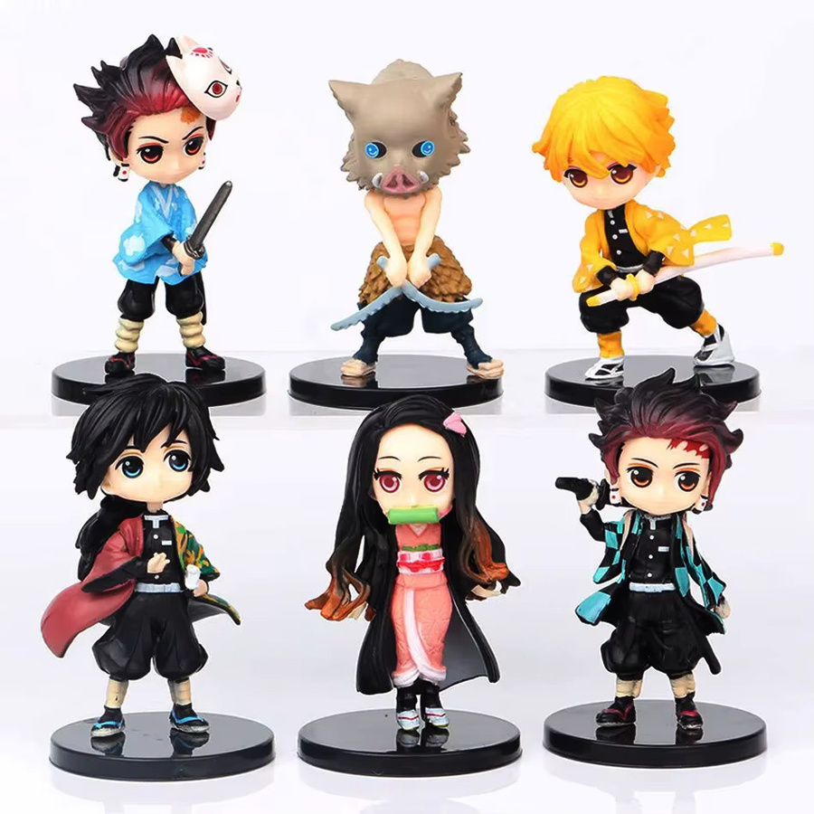 Bandai Dämonentöter Chibi Anime-Figuren Set, 6 Stück, Multicolor, Höhe: 7 cm - Bild 3