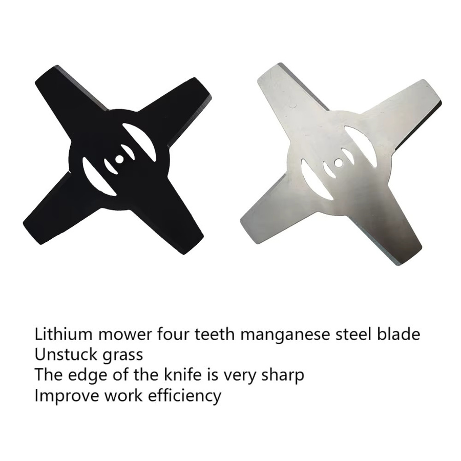 Universal Metall Pinsel Cutter Kopf für elektrische Rasenmäher und String Trimmer, 150mm, Silber - Bild 2