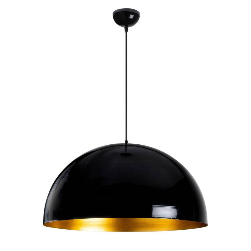 Opviq Pendelleuchte Berceste aus Metall in Schwarz mit E27 Fassung, B/H/T: 60 x 126 x 60 cm - Bild 2