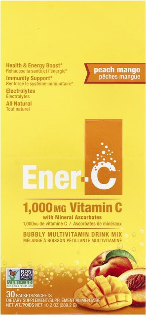 Ener-C, Getränkepulver, Pfirsich, 30 Beutel, 9,64 g - Bild 1