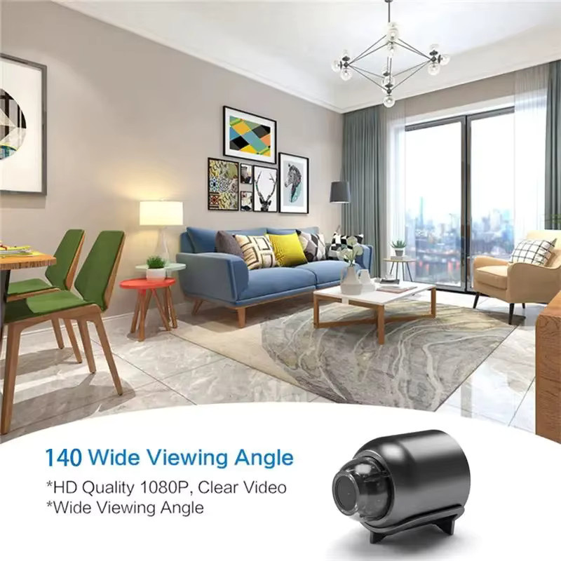 Lenovo Mini 8K HD WiFi Wireless Kamera mit Nachtsicht, Bewegungserkennung und Audio-Video-Funktion in Schwarz - Bild 3