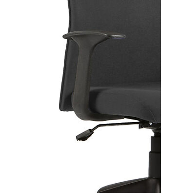 byLIVING Bürostuhl ROCKET in Schwarz mit Webstoffbezug und Kunststoffgestell - Bild 5