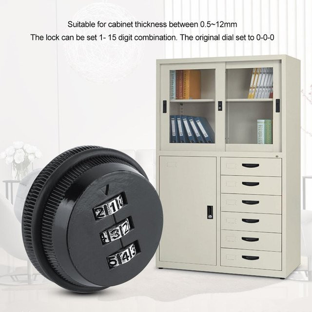 mfySpace Digitales Code-Kombinationsschloss für Safes aus Zinklegierung in Grau - Bild 1