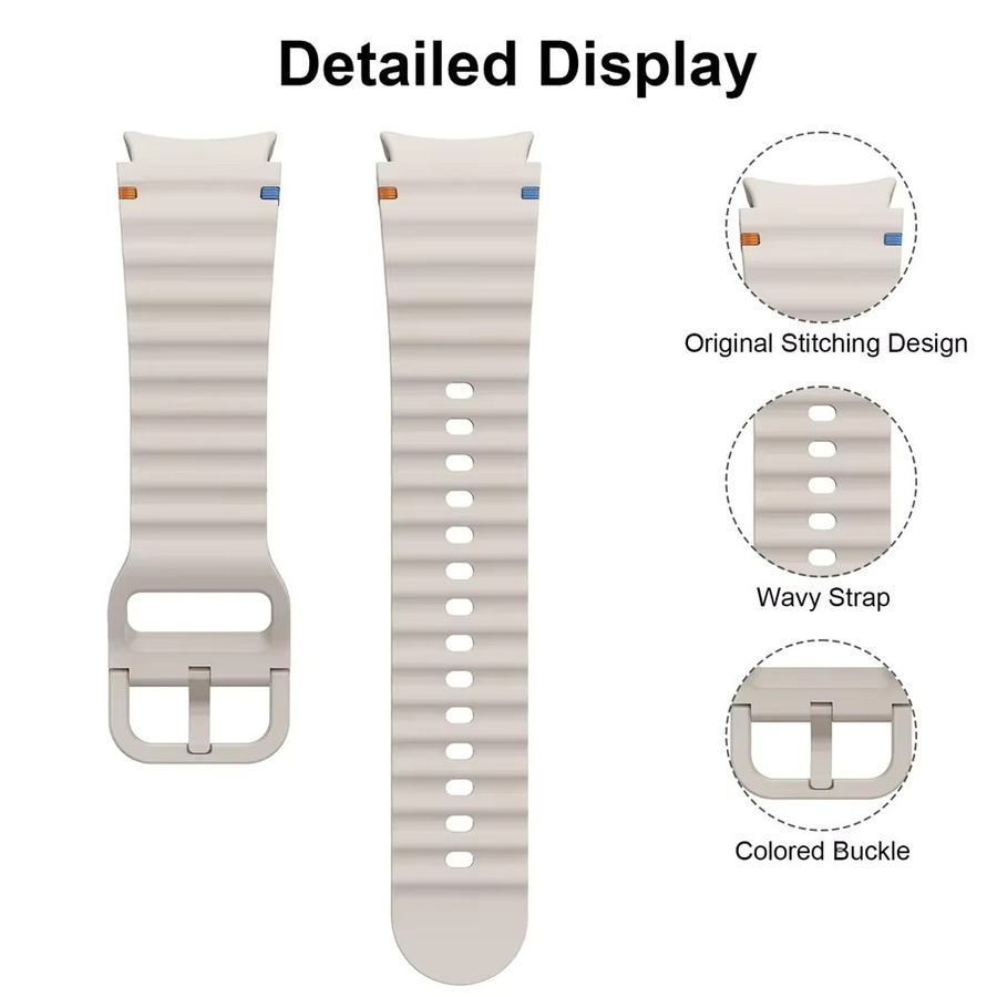 Samsung Galaxy Watch Sportarmband, Silikon, Unisex - Bild 3