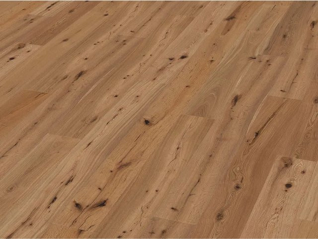 Timefloor Parkett Eiche Markant Geölt Landhausdiele Gebürstet Braun - Bild 1