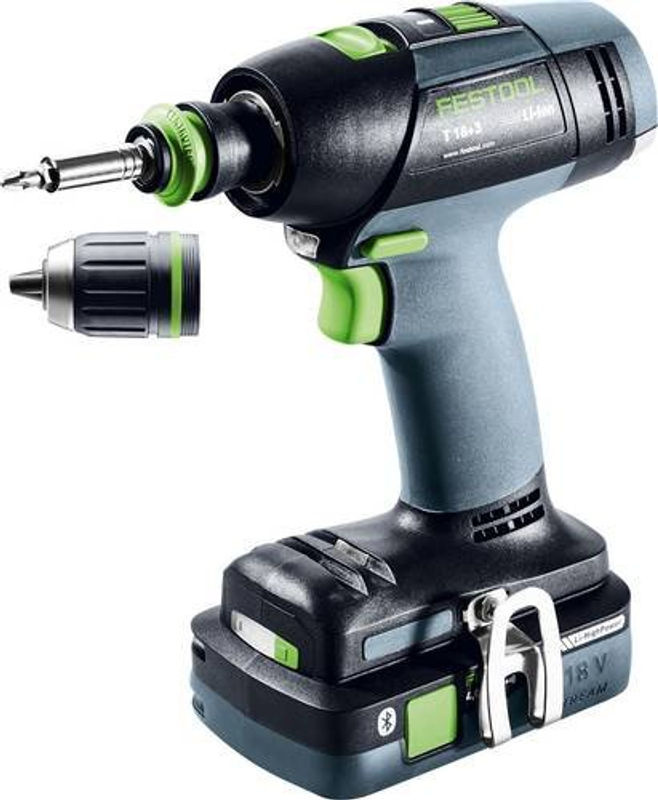 Festool Akku-Bohrschrauber T 18+3 HPC 4,0 I-Plus in Grau - Bild 2