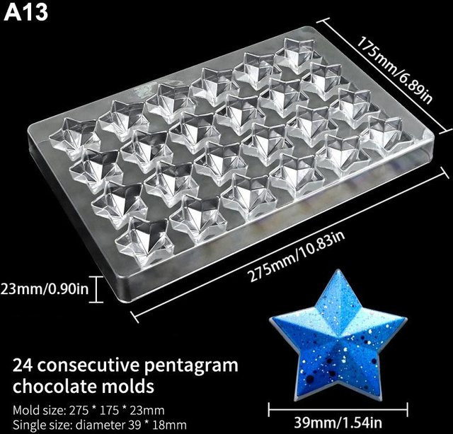 Yummys Runde Schokoladenform aus Polycarbonat, Transparent, Antihaftbeschichtet - Bild 1