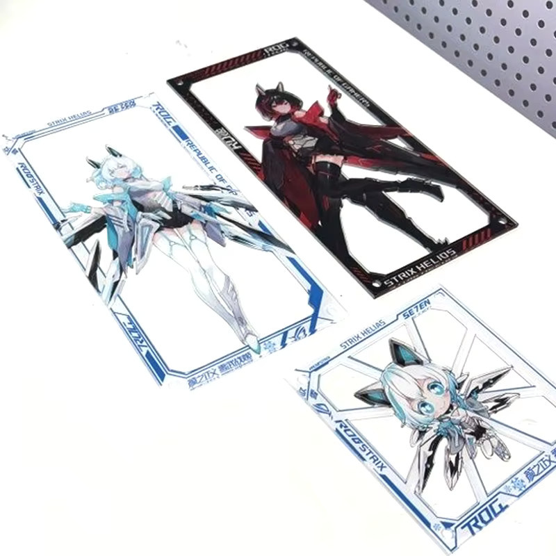 ACG Figure Anime Style Gehäuselüfterabdeckung Flying Elephant Staubschutz für deinen Desktop-PC, Mehrfarbig - Bild 2