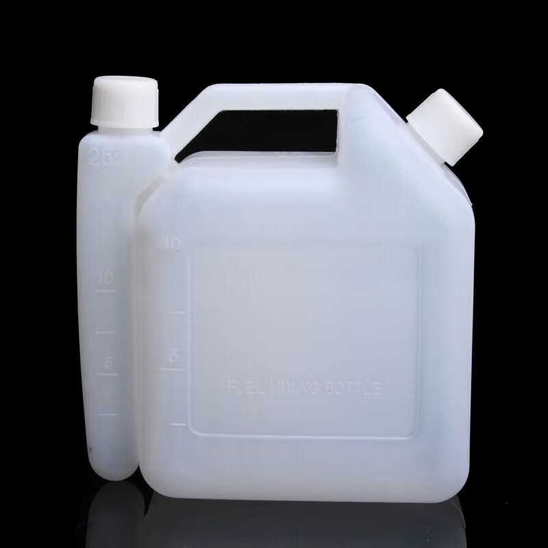 VIBRATITE Öltopf Mischflasche für 2-Takt Benzin und Kraftstoff, 1 l, Weiß - Bild 4