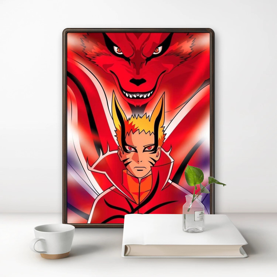 KAYOU Naruto Diamantgemälde DIY Kreuzstich-Set Mosaik-Stickerei Multicolor B: 30,0 cm, H: 20,0 cm, T: 20,0 cm - Bild 2