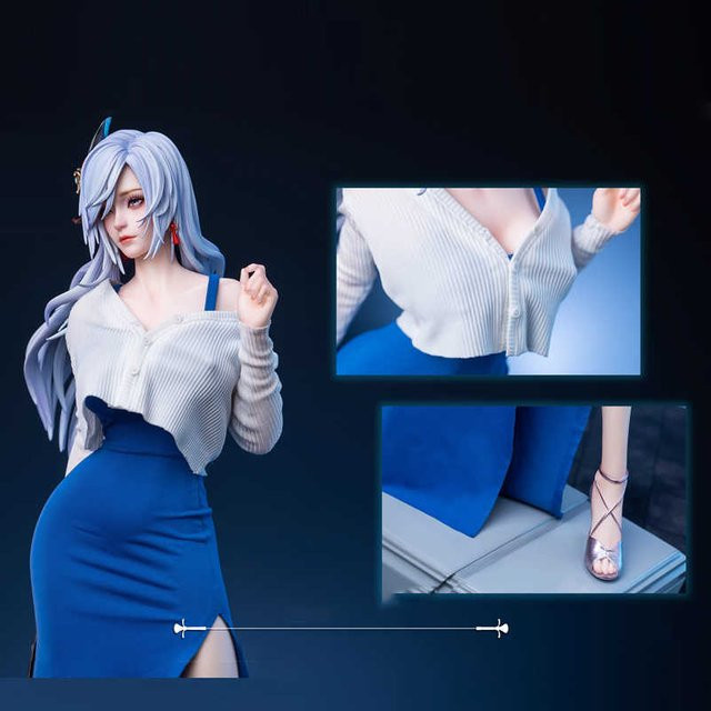 Bandai Shenhe GK-Figur aus Genshin Impact als PVC-Anime-Modell für Sammler und als Desktop-Ornament - Bild 1