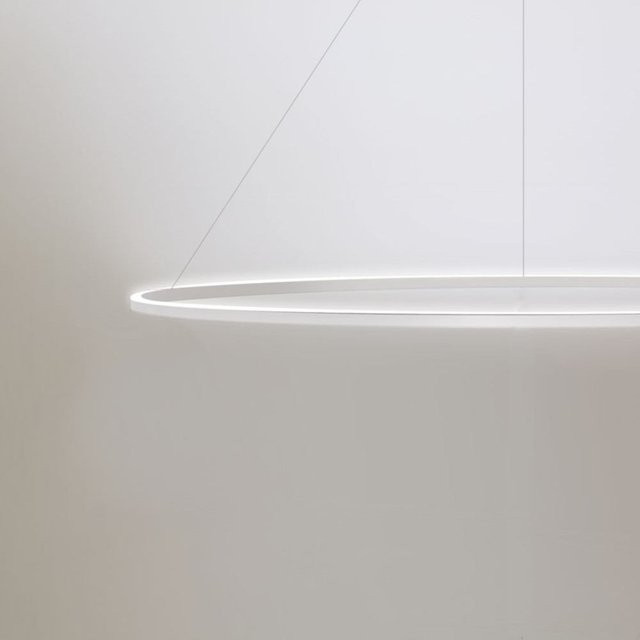 Nemo Lighting Ellisse Mega LED-Pendelleuchte in Weiß mit warmweißem Uplight (3000K) - Bild 1