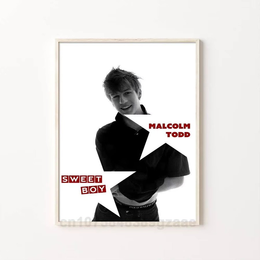 Singer Malcolm Todd Wandaufkleber Bilibili Motiv, Wasserdichter Poster Aufkleber in Mehrfarbig für Wohnzimmer und Schlafzimmer - Bild 7