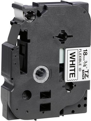 Brother TZe-FX241 Flexibles Schriftband mit weißem Band und schwarzer Schrift, Breite: 18 mm, Länge: 8 m - Bild 1