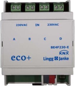 Lingg & Janke Binäreingang 4-fach BE4F230-E 230 V in Weiß - Bild 1