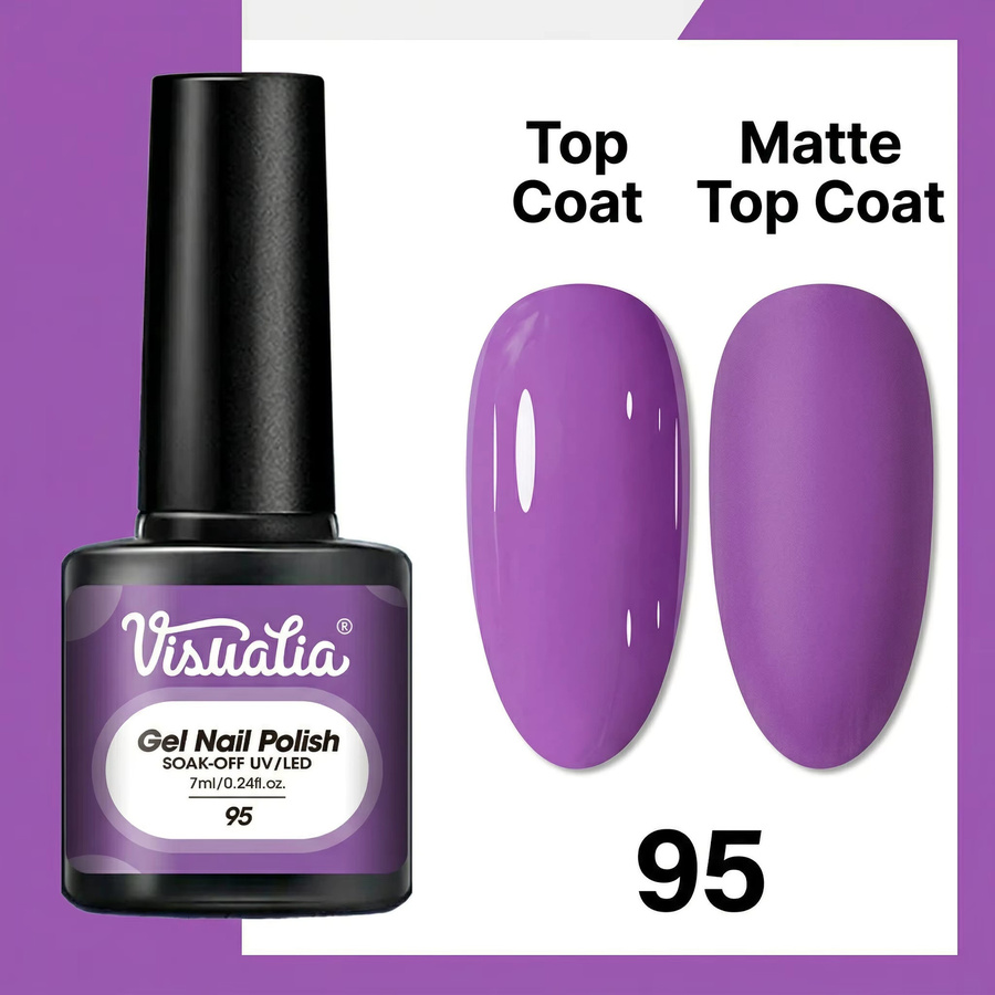 Visuatia Gel-Nagellack, Lila, 7 ml - Bild 4