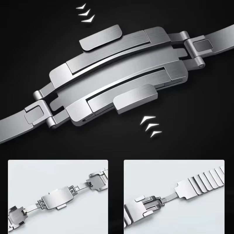 Xiaomi Uhrenarmband Edelstahl, Silber - Bild 2
