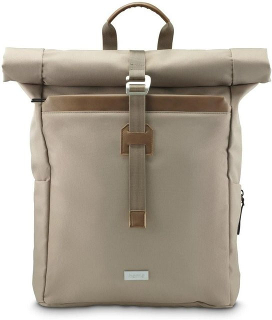 Hama Laptop-Rucksack Silvan Rolltop Beige für bis zu 41,1 cm (16,2 Zoll) - Bild 1
