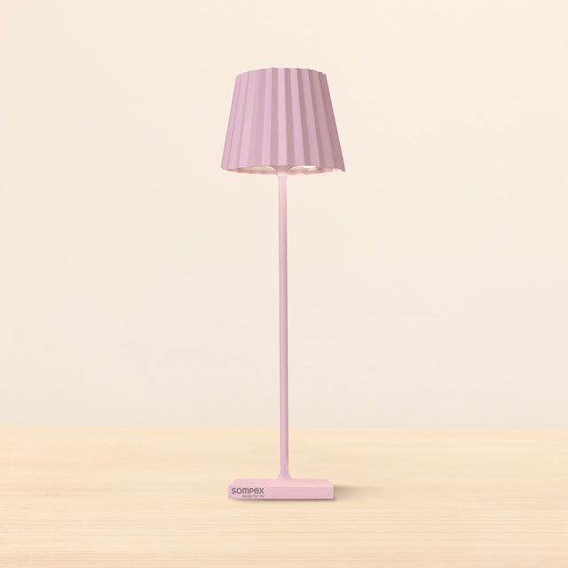 Sompex Akku Tischleuchte Troll 2.0 in Pink mit warmweißem Licht - Bild 1