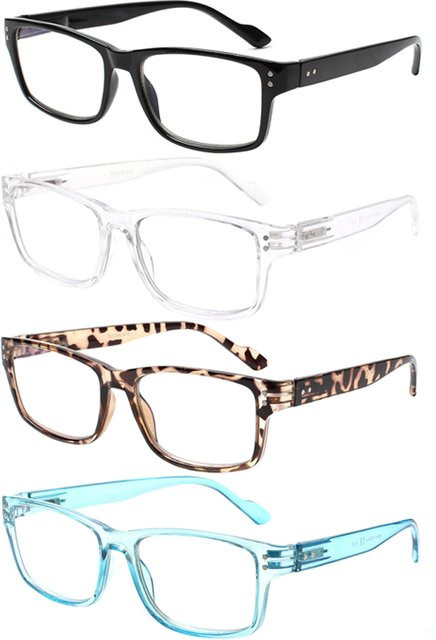 CLASAGA Korrektionsbrille, Rechteck, Vollrand, Kunststoff, Unisex - Bild 1